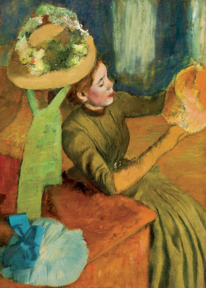 AC74 - The Millinery Shop by Edgar Degas